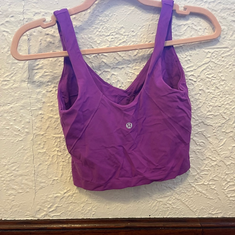 Size 4 Lululemon Align tank- Moonlit magenta